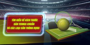 Tìm hiểu về kích thước sân tennis chuẩn và các loại sân thông dụng